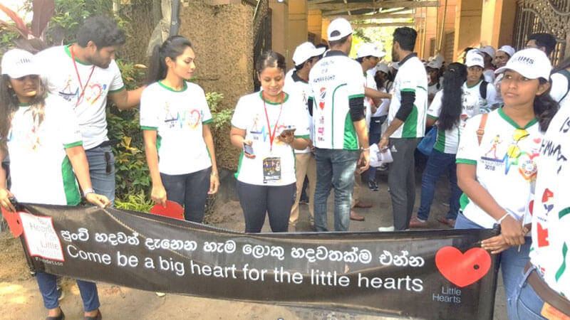 Walk organized by IIHS in aid of Little Hearts